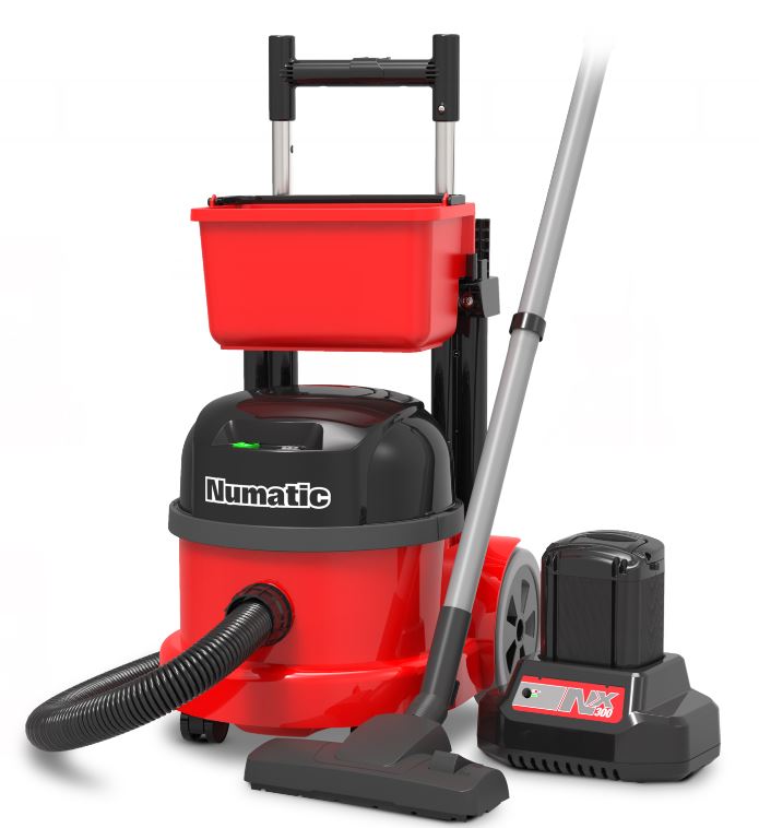 Battery store powered vacuum