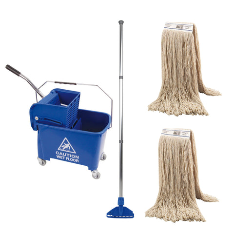 Kentucky Mop and bucket Set With Wringer 20L