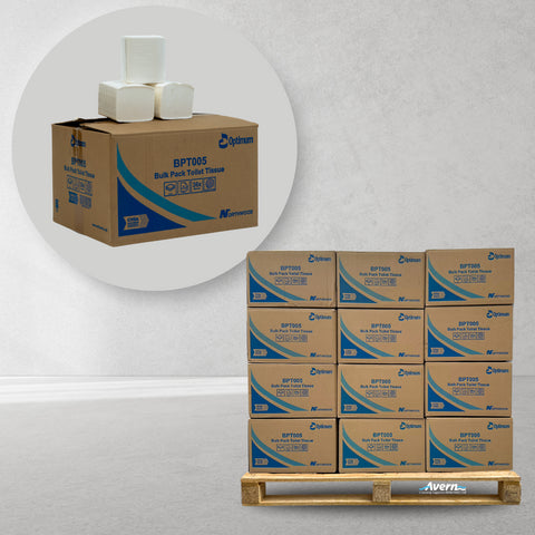 Bulk Pack Toilet Tissue 2ply Wholesale Half Pallet (36 Boxes)  - BPT002