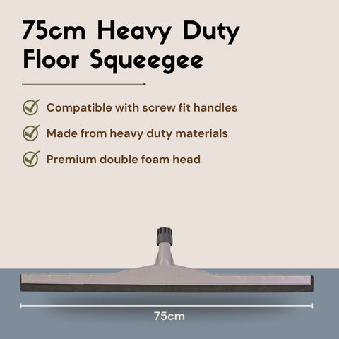 75cm Heavy Duty Floor Squeegee Head only