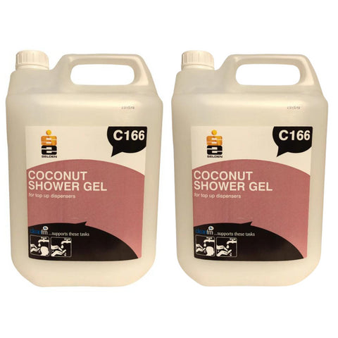 Coconut Shower Gel & Shampoo C166 5L (2 Pack) Selden