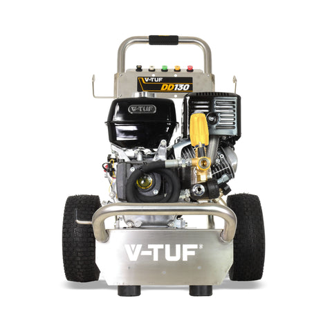 front view V-TUF DD130 13HP Honda Petrol Cold Pressure Washer 
