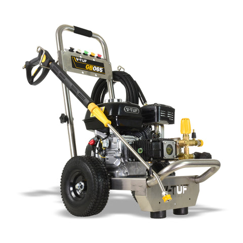 Side view of V-TUF GB065SSE 6.5HP Honda Petrol Cold Pressure Washer