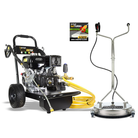 V-TUF GB110-KIT1 13HP Honda GX390QX Petrol Cold Pressure Washer and surface cleaner