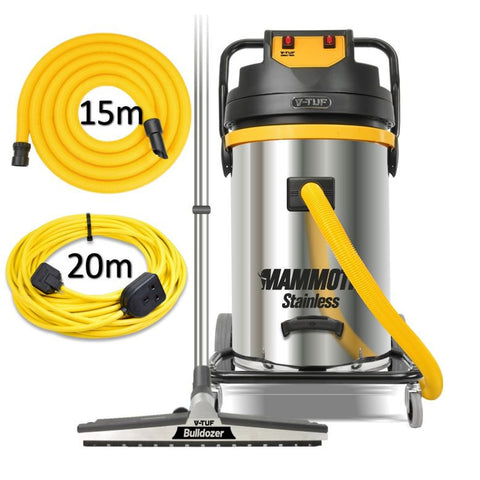 V-TUF MAMMOTH Warehouse Vacuum Cleaner 80L 3500W - Warehouse Bundle