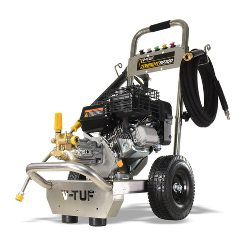 V-TUF SP200 Industrial 7HP Petrol Cold Pressure Washer 190Bar (2755Psi) 12L/Min