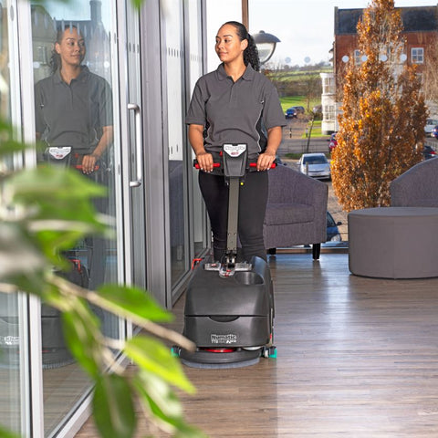 Numatic TTB1840NX-R Compact Battery Powered Scrubber Dryer