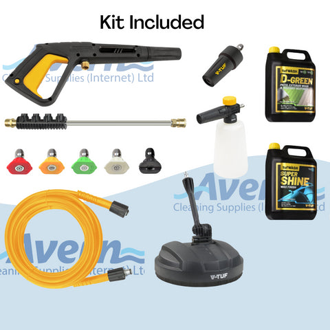 V-TUF V3 Pressure Washer Bundle 150Bar Wash & Wax Bundle