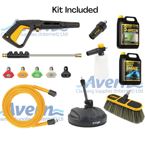 V-TUF V3 Pressure Washer Bundle 150Bar Patio & Car Bundle