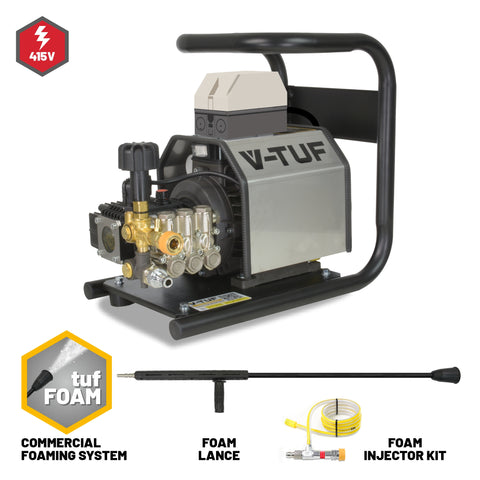 V-TUF VTUF415TCF Cold Pressure Washer 150Bar (2250psi) 15L/Min 415v