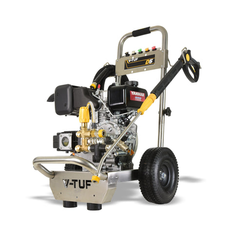 V-TUF D5 Diesel Cold Pressure Washer 150Bar front view