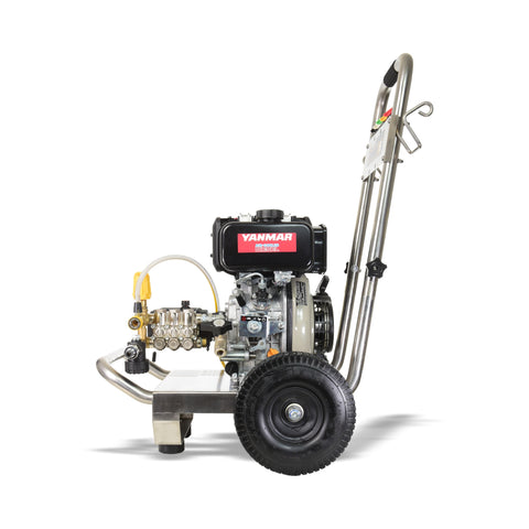 Side view of V-TUF D5 Diesel Cold Pressure Washer 150Bar