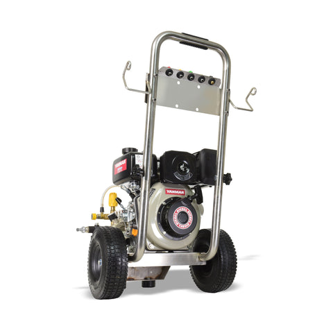 Rare view of V-TUF D5 Diesel Cold Pressure Washer 150Bar