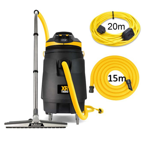 V-TUF XR11000 Grain Store Wet & Dry Triple Motor Industrial Vacuum Cleaner 110L 3300W