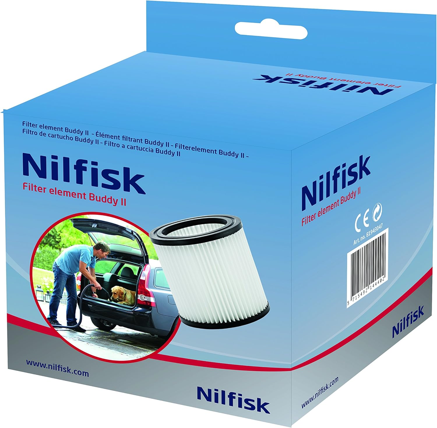 Nilfisk 81943047 Filter Kit – Avern Cleaning Supplies