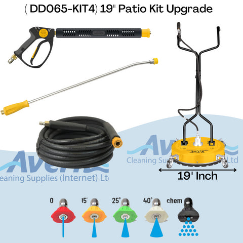 Kit upgrade for V-TUF DD065 6.5HP Honda Petrol Cold Pressure Washer including 19" surface claner