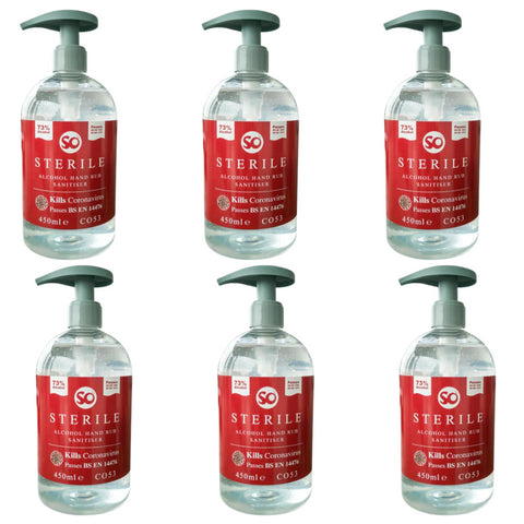 Trust S Alcohol Hand Sanitiser Gel C053 450ml (6 Pack) Selden