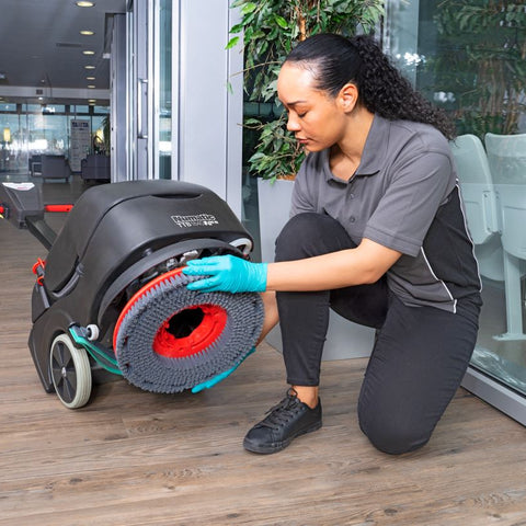 Numatic TTB1840NX-R Compact Battery Powered Scrubber Dryer