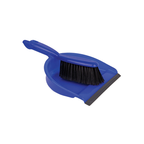 Blue Plastic Dust Pan & Brush Set - Alamo Lumber